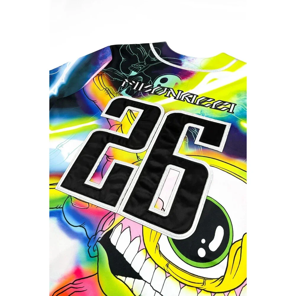SUBTRONICS - FIBONACCI X AARON BROOKS BASEBALL JERSEY Size Large L